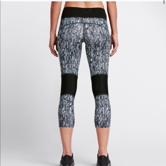 Nike Power Printed Dri-Fit Running Capris Pants - Picture 1 of 11